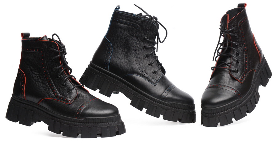 женские ботинки натуральная кожа / натуральный мех corvetto италия