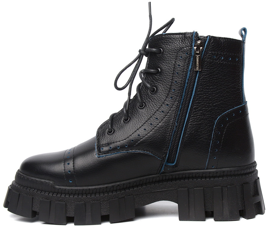 женские ботинки натуральная кожа / натуральный мех corvetto италия