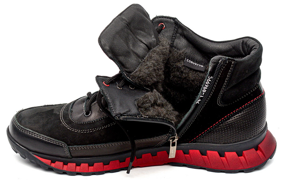 мужские кроссовки натуральная кожа / шерсть corvetto италия