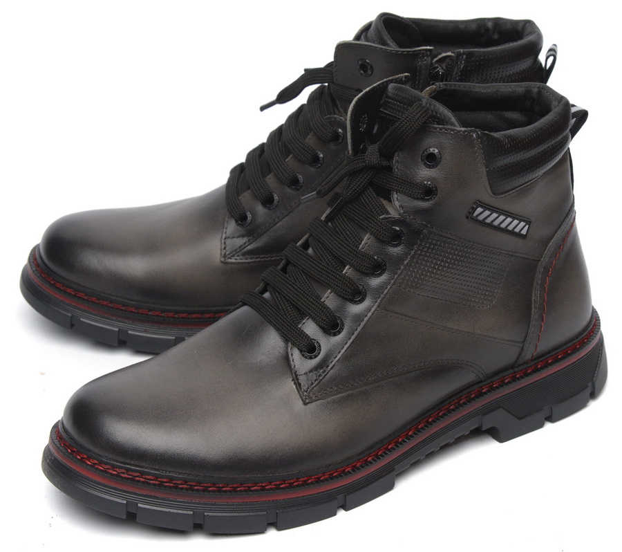 мужские ботинки натуральная кожа / шерсть corvetto