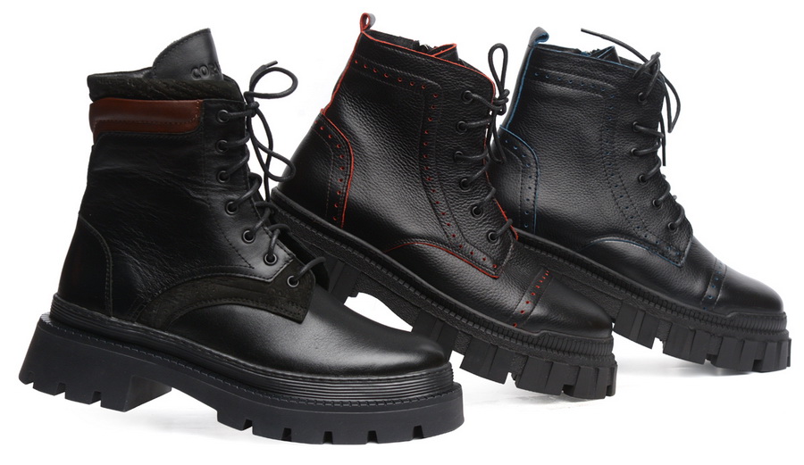 женские ботинки натуральная кожа / натуральный мех corvetto италия