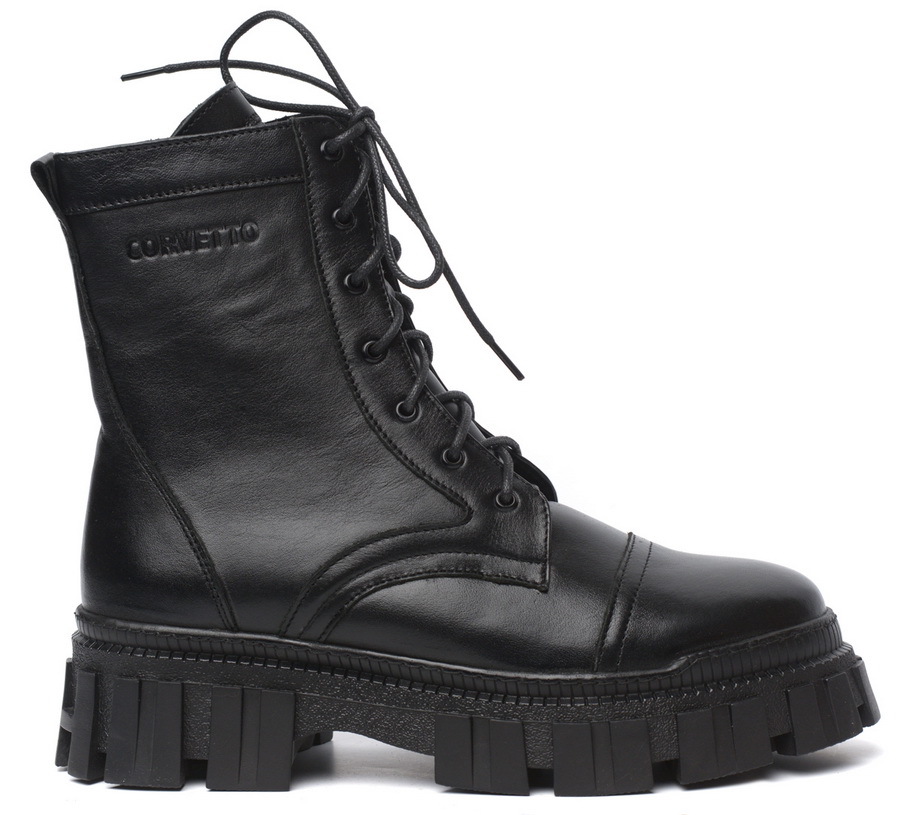 женские ботинки натуральная кожа / натуральный мех corvetto италия