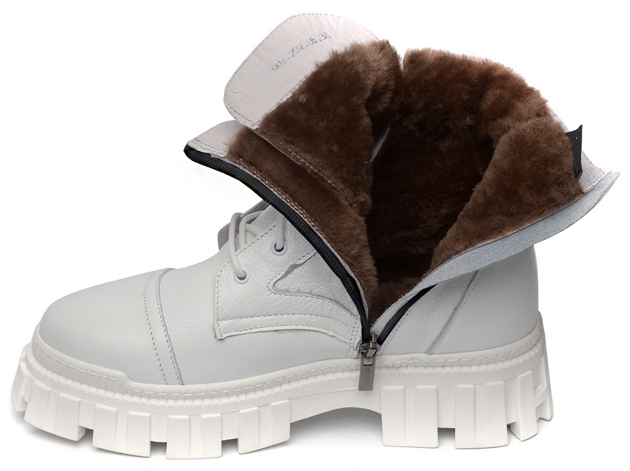 женские ботинки натуральная кожа / натуральный мех corvetto италия