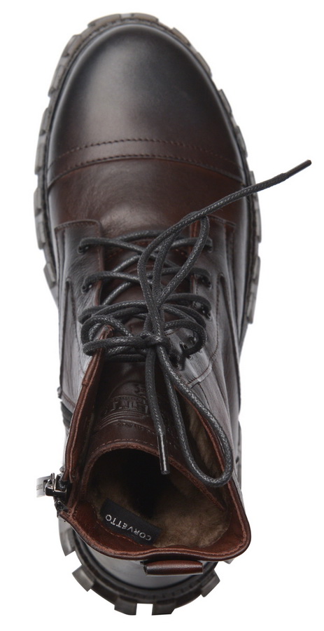 женские ботинки натуральная кожа / натуральный мех corvetto италия