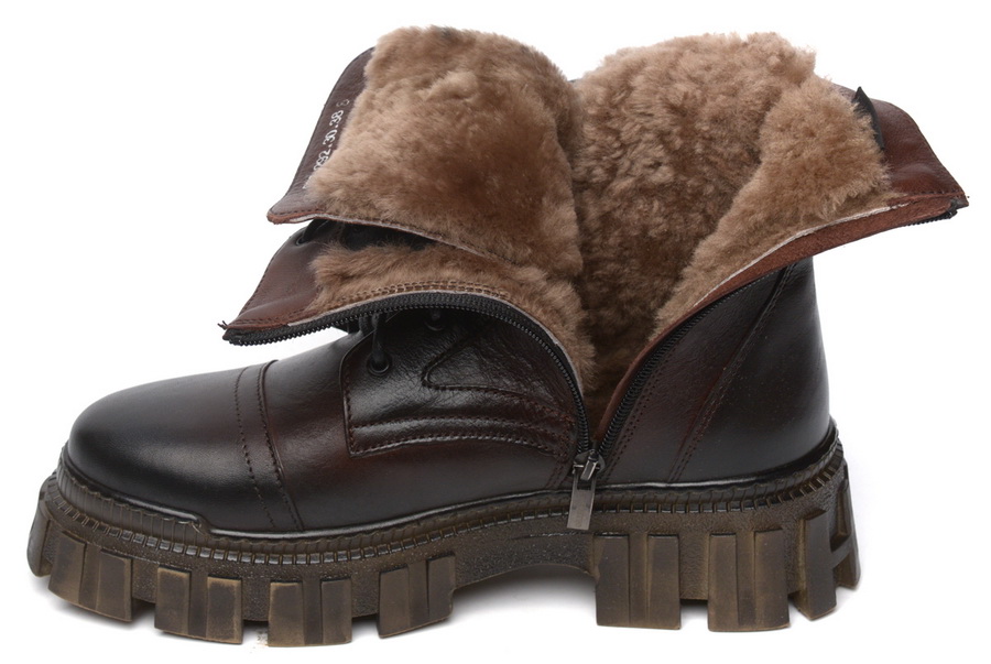 женские ботинки натуральная кожа / натуральный мех corvetto италия