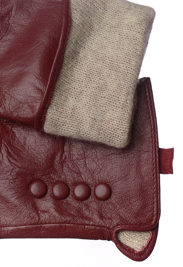 женские перчатки овечья кожа / шерсть 