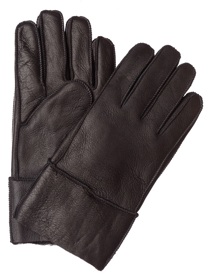 мужские перчатки дублёнка / мутон м (9)-2xl (12)