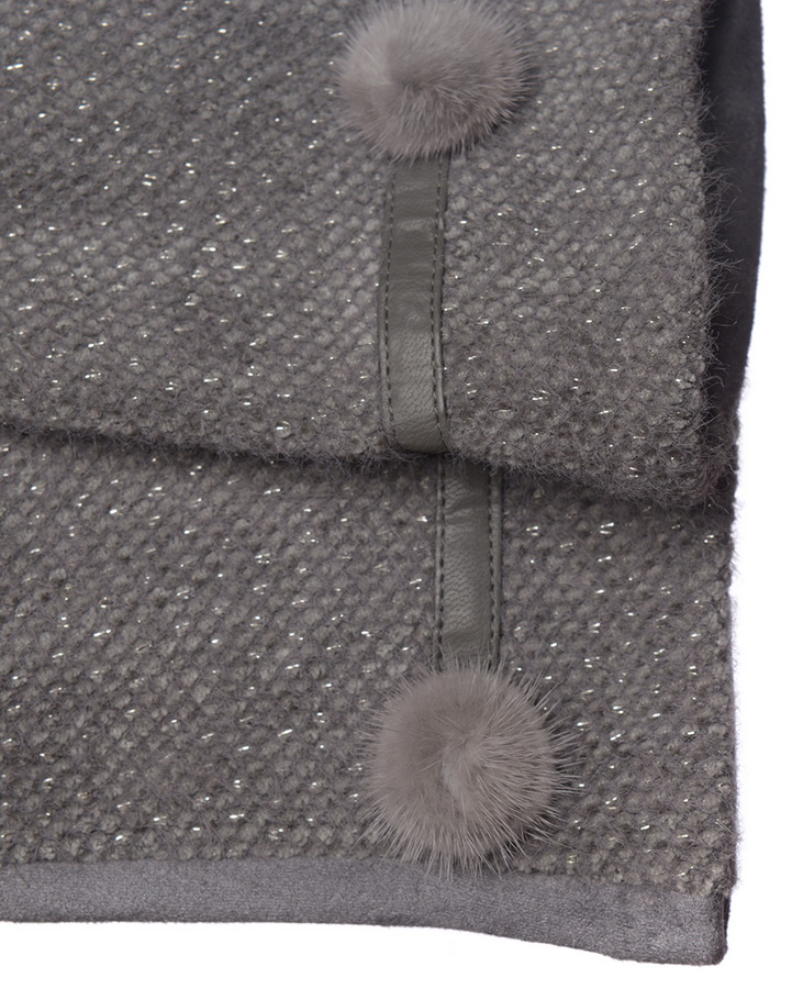 женские перчатки трикотаж утепленный