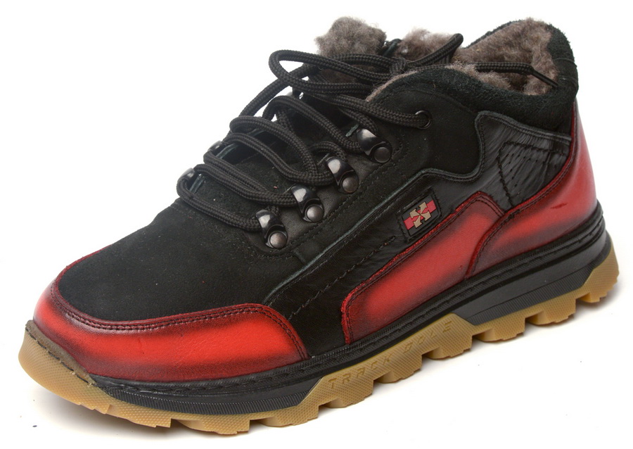 мужские ботинки натуральная кожа / шерсть corvetto