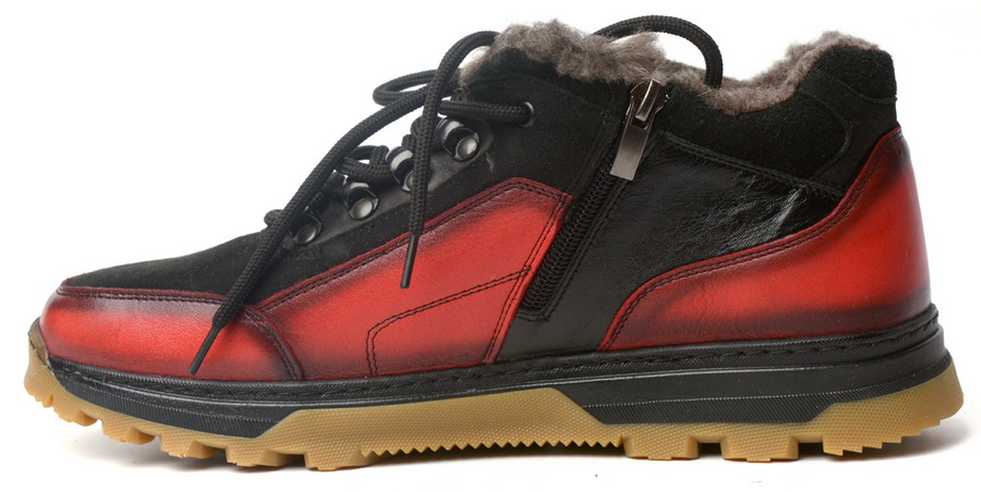 мужские ботинки натуральная кожа / шерсть corvetto