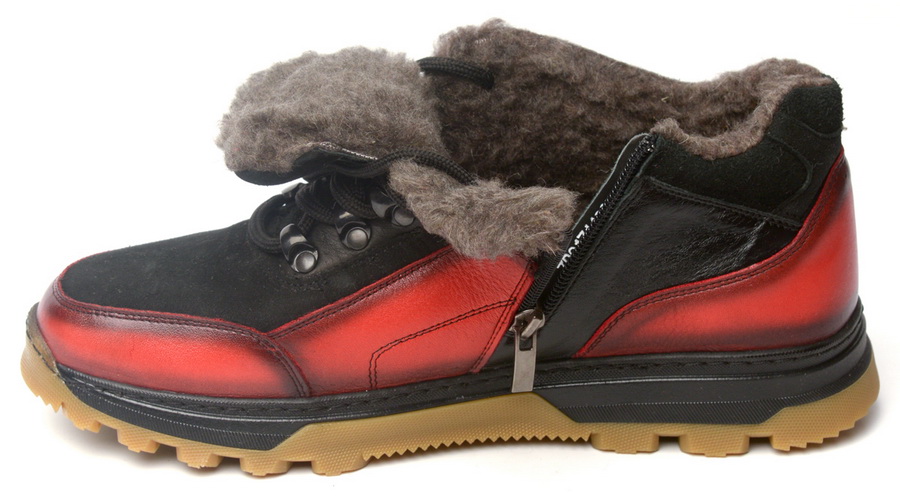 мужские ботинки натуральная кожа / шерсть corvetto