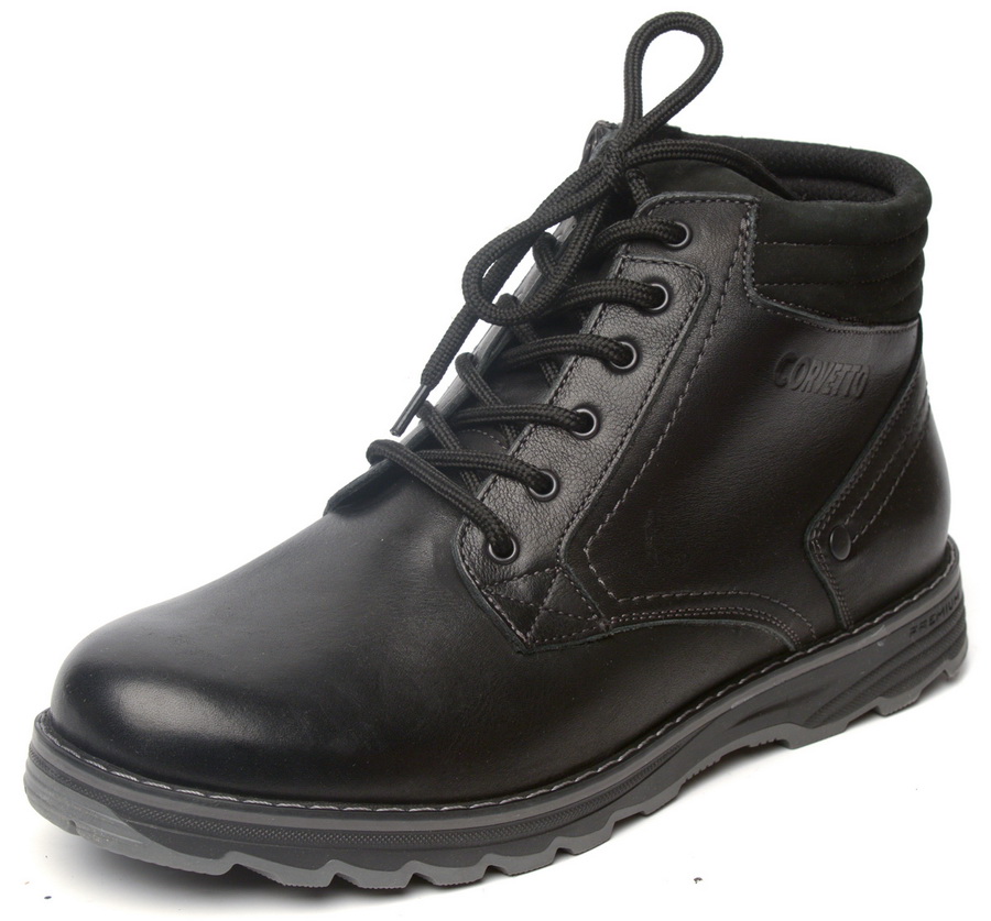 мужские ботинки натуральная кожа / шерсть corvetto