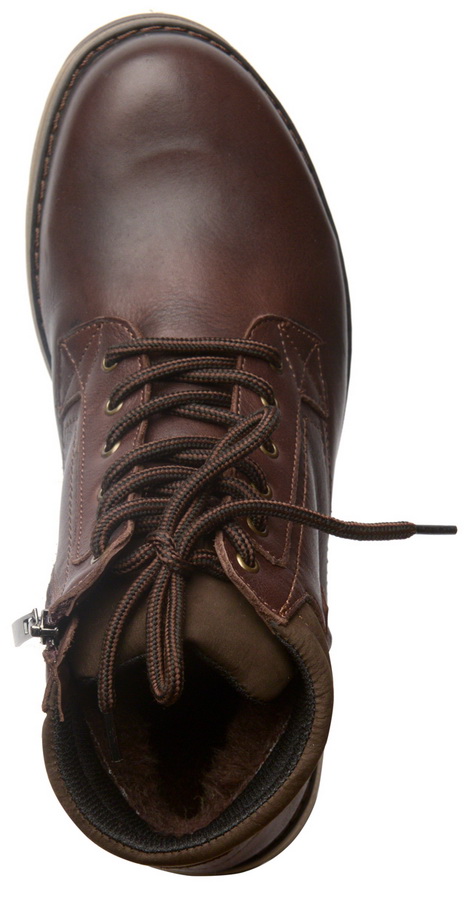 мужские ботинки натуральная кожа / шерсть corvetto