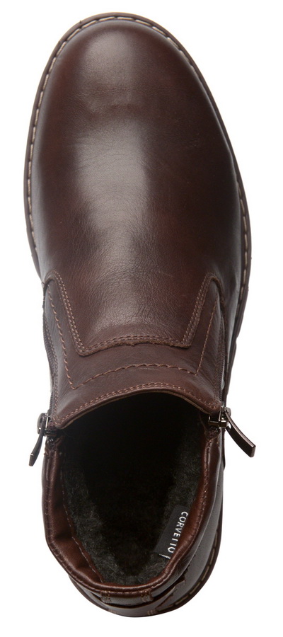 мужские ботинки натуральная кожа / шерсть corvetto