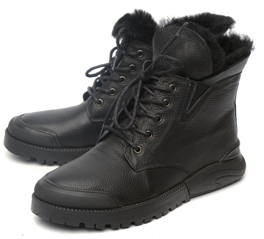 женские ботинки натуральная кожа натуральный мех gugu германия