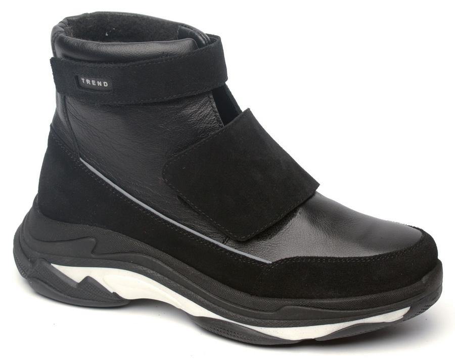 женские ботинки полуспортивные натуральная кожа + велюр / байка марко беларусь