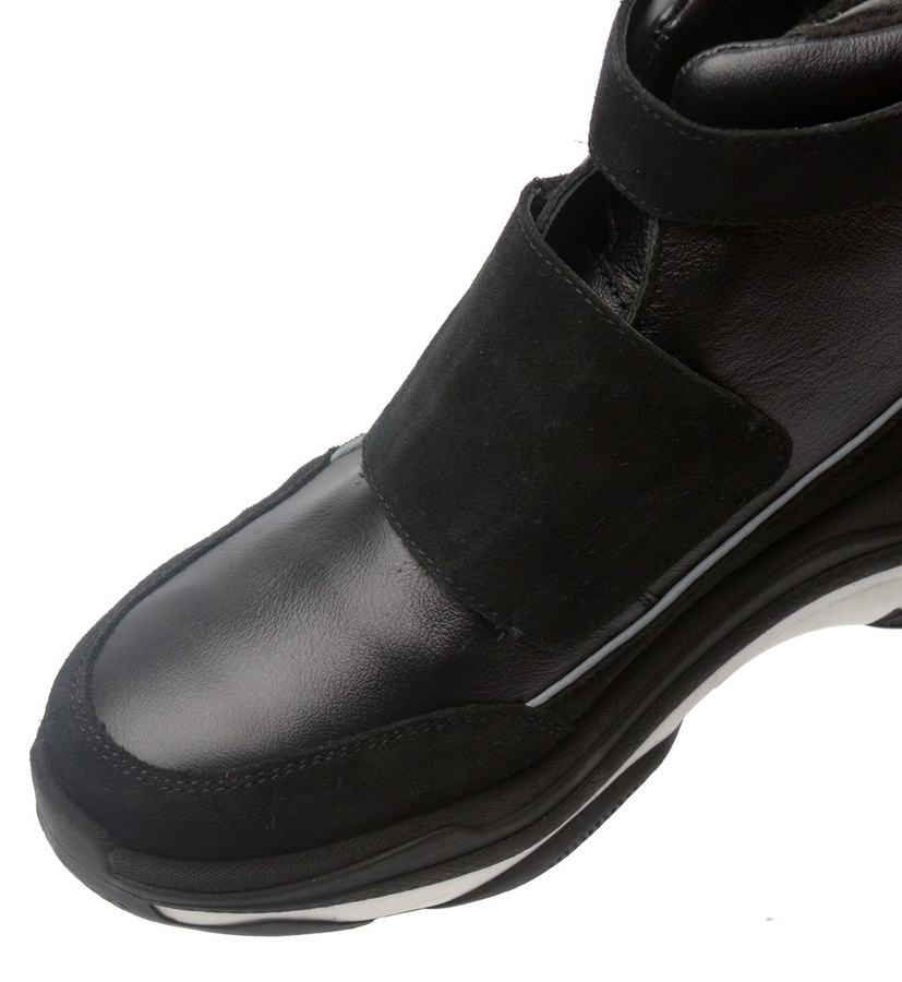 женские ботинки полуспортивные натуральная кожа + велюр / байка марко беларусь