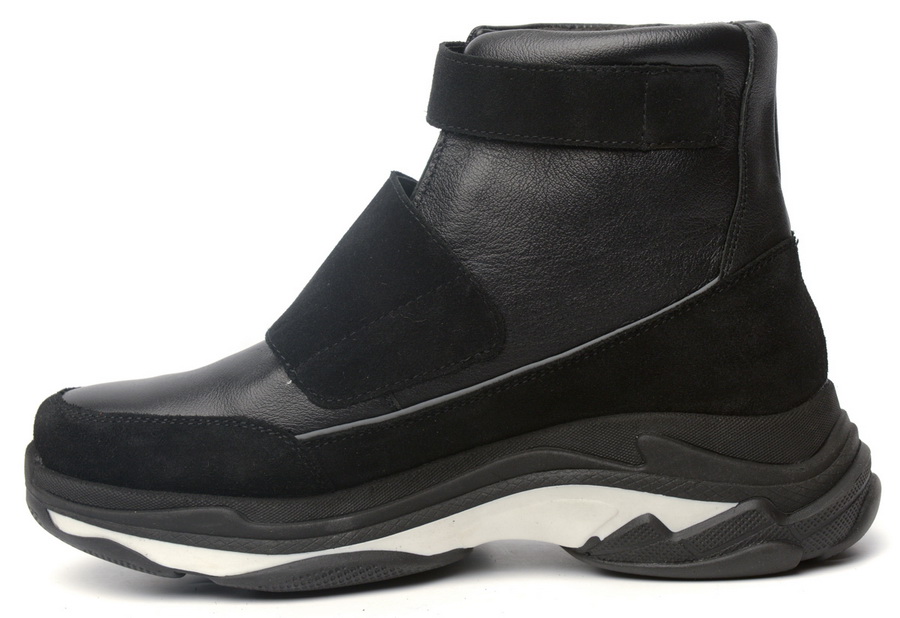 женские ботинки полуспортивные натуральная кожа + велюр / байка марко беларусь