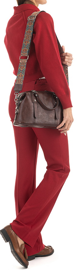 женская сумка натуральная кожа  debura madrid