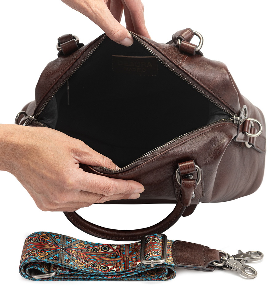 женская сумка натуральная кожа  debura madrid