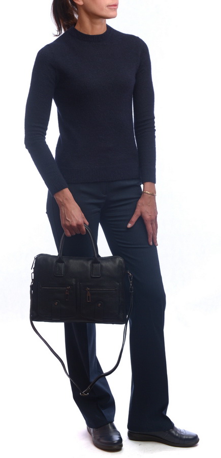 портфель натуральная кожа  kikilok корея