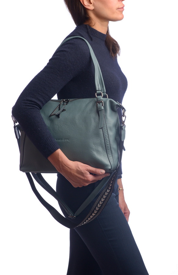 женская сумка натуральная кожа  kiki lok корея