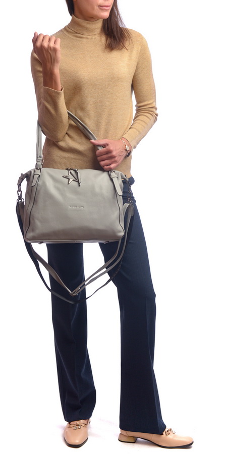 женская сумка натуральная кожа  kiki lok корея