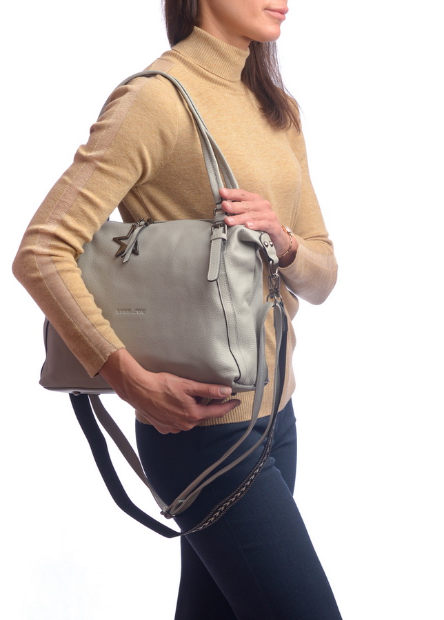 женская сумка натуральная кожа  kiki lok корея