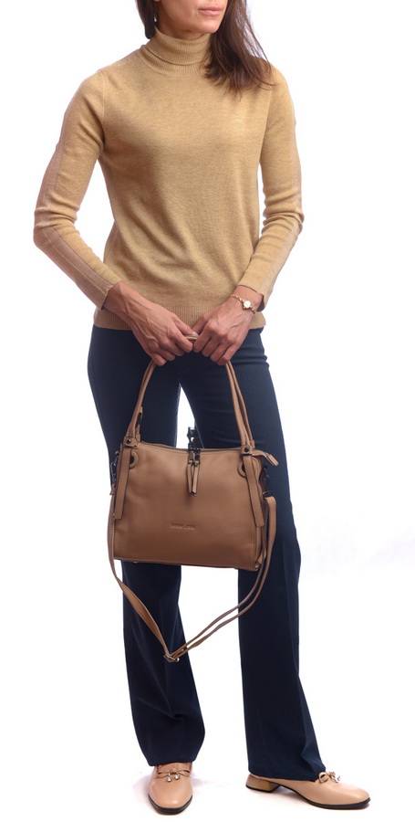 женская сумка натуральная кожа  kiki lok корея