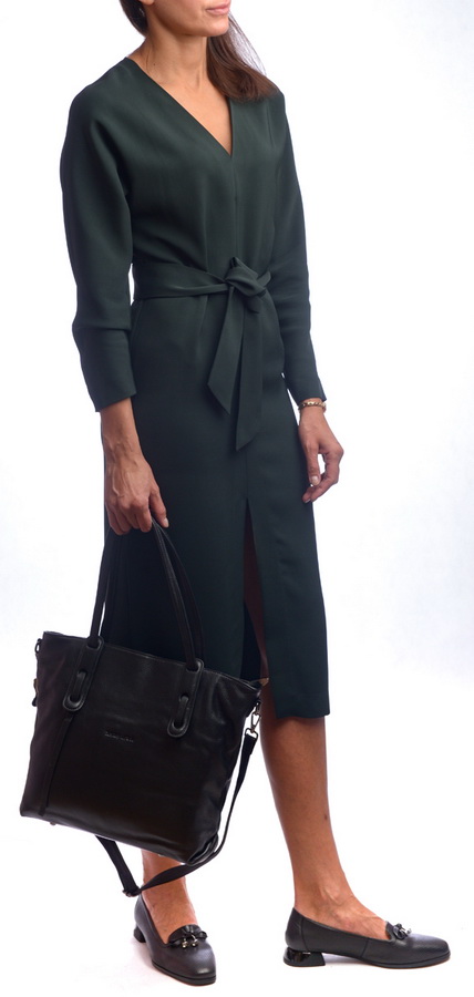 женская сумка натуральная кожа  kiki lok корея