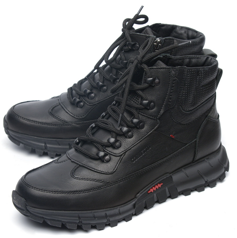 мужские кроссовки натуральная кожа / шерсть corvetto