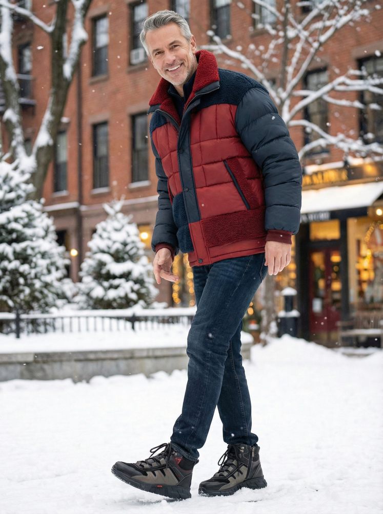 мужские кроссовки натуральная кожа / шерсть corvetto