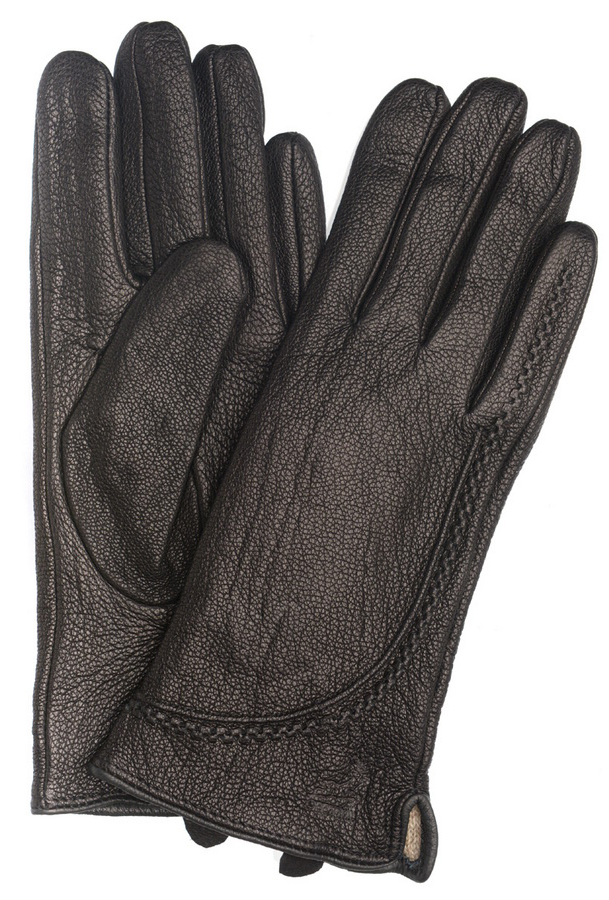 женские перчатки кожа оленя / шерсть 