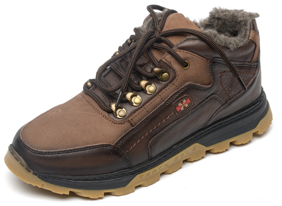 мужские ботинки натуральная кожа/нубук / шерсть corvetto