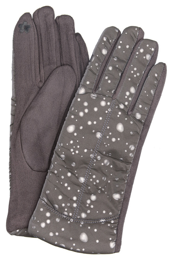 женские перчатки трикотаж утепленный