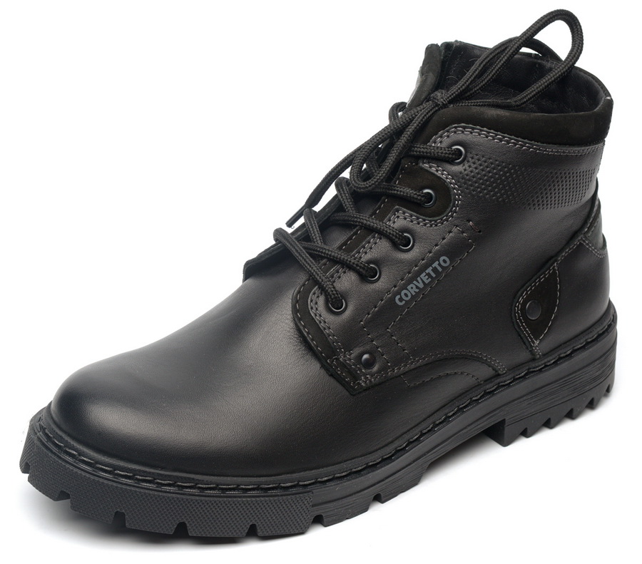 мужские ботинки натуральная кожа / натуральный мех corvetto