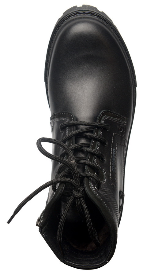 мужские ботинки натуральная кожа / натуральный мех corvetto