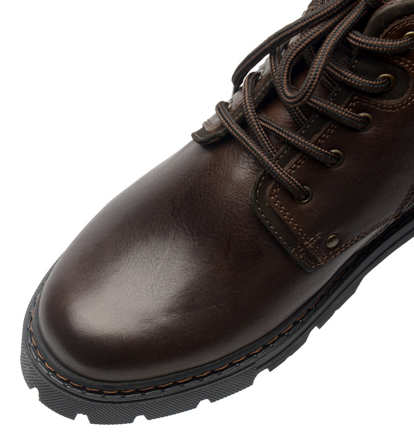 мужские ботинки натуральная кожа / натуральный мех corvetto