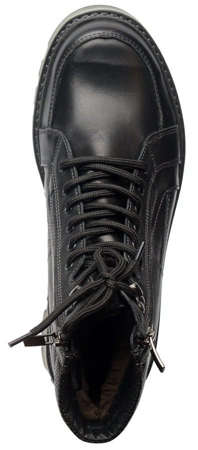 мужские ботинки натуральная кожа / натуральный мех corvetto