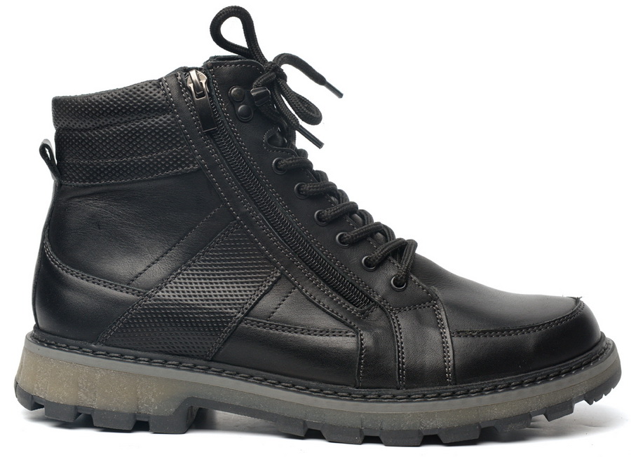 мужские ботинки натуральная кожа / натуральный мех corvetto