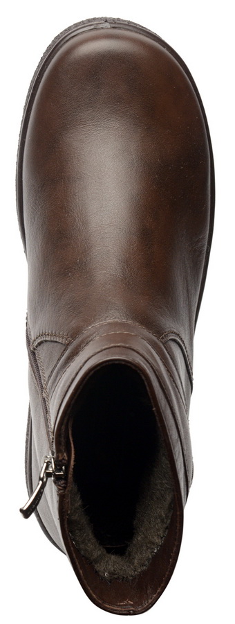 женские полусапоги натуральная кожа / шерсть росвест россия