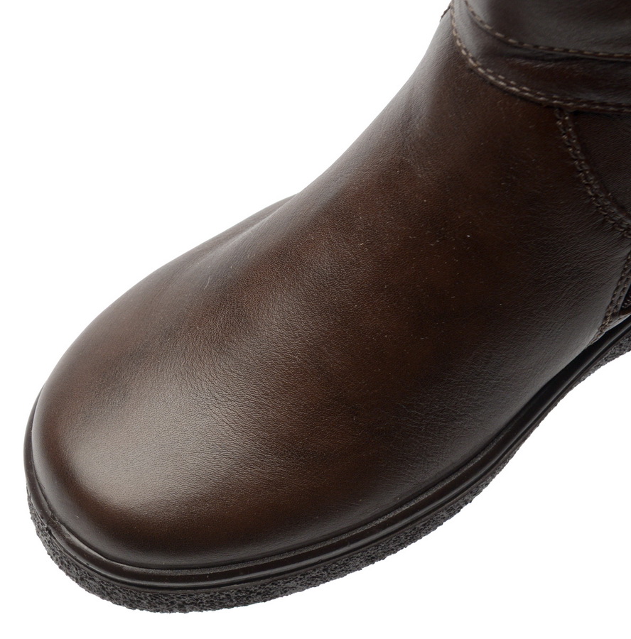 женские полусапоги натуральная кожа / шерсть росвест россия