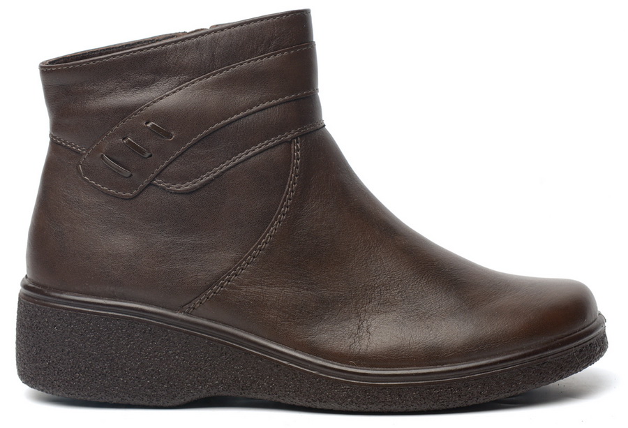 женские полусапоги натуральная кожа / шерсть росвест россия