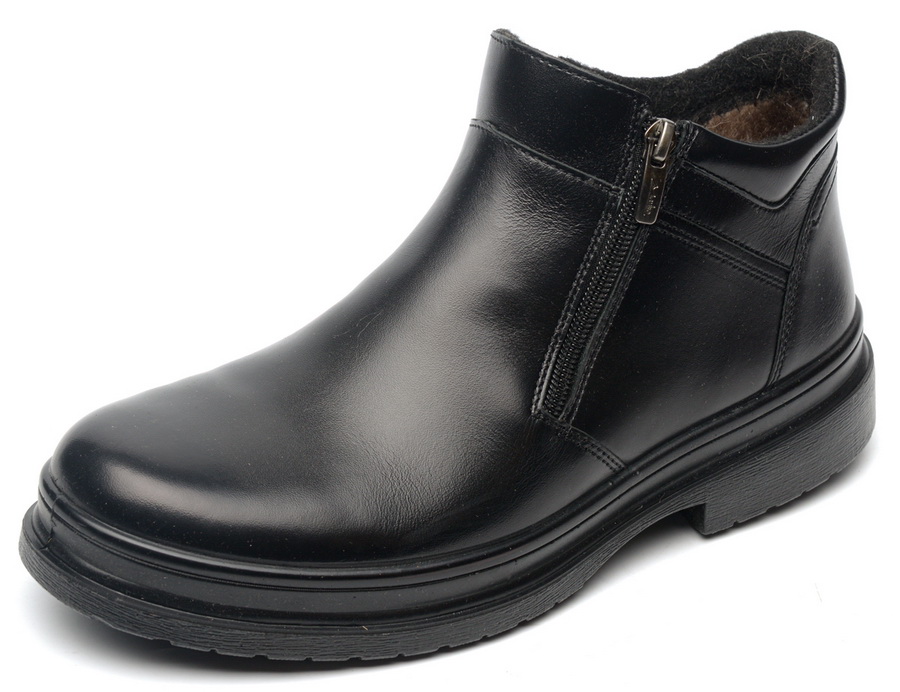 мужские ботинки натуральная кожа / натуральный мех марко беларусь