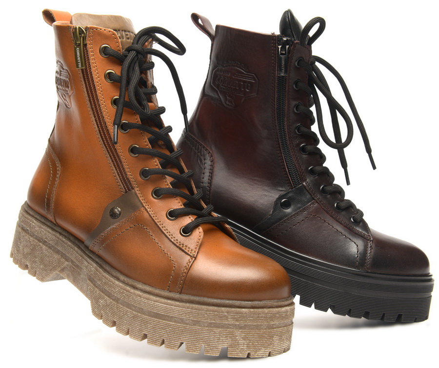 женские ботинки натуральная кожа / шерсть  corvetto италия