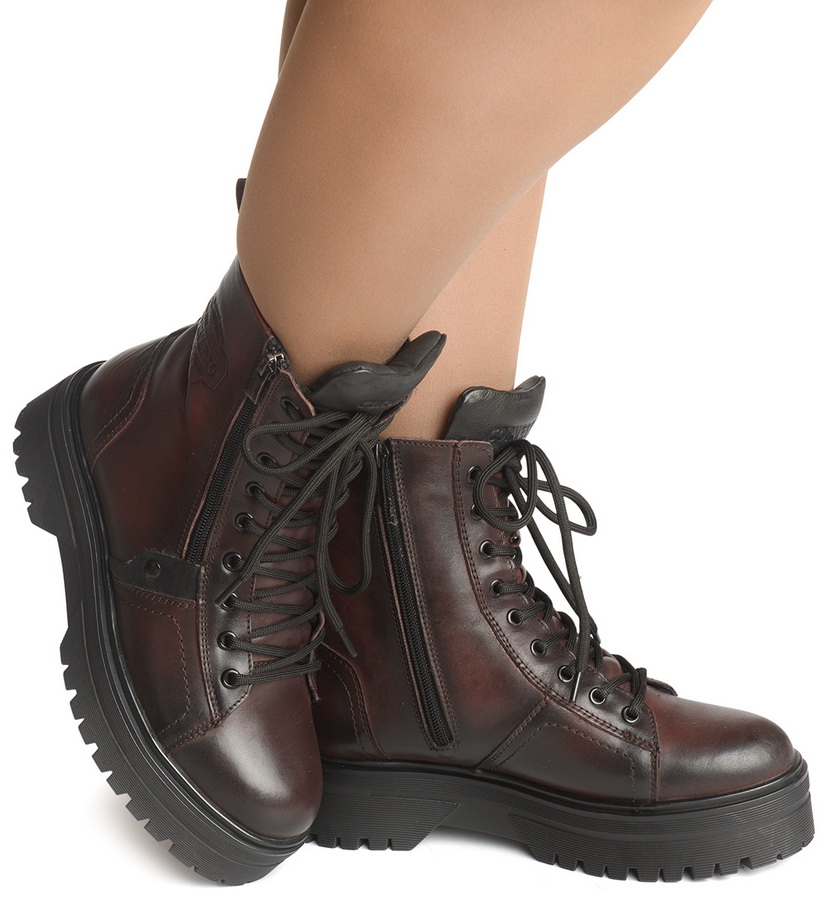 женские ботинки натуральная кожа / шерсть  corvetto италия