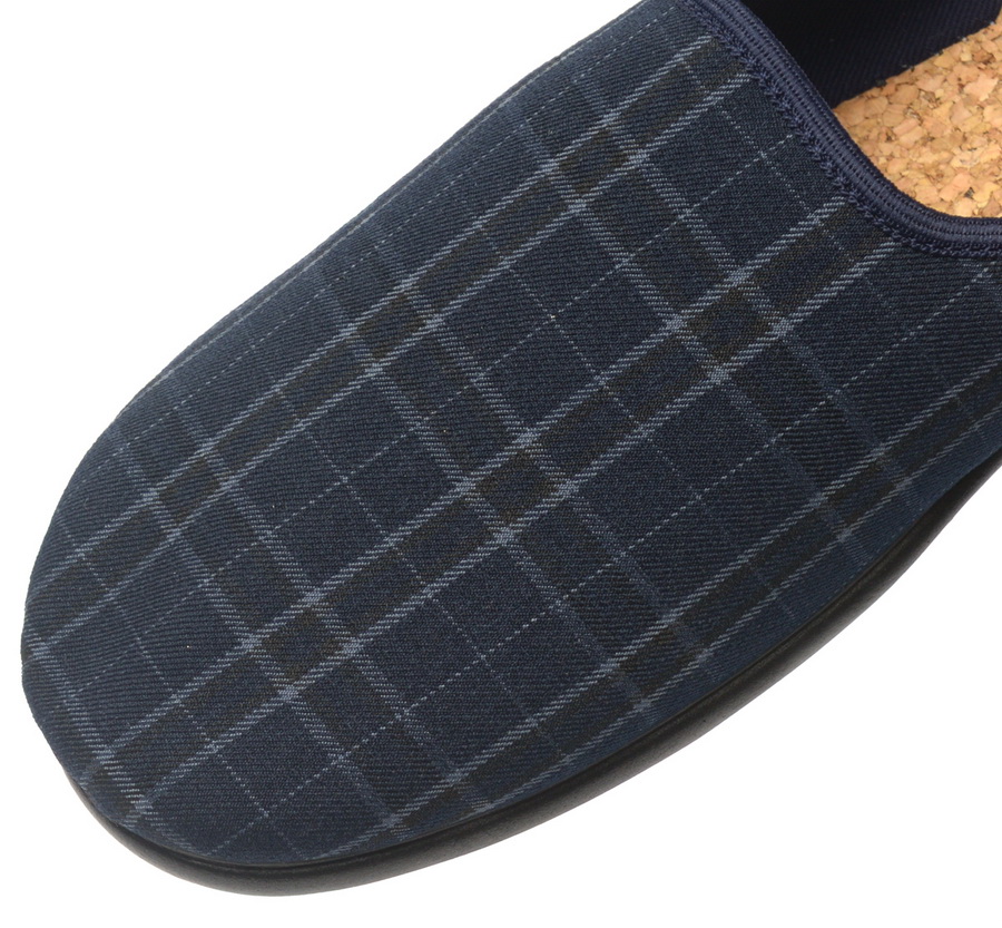 мужские тапочки текстиль adanex польша