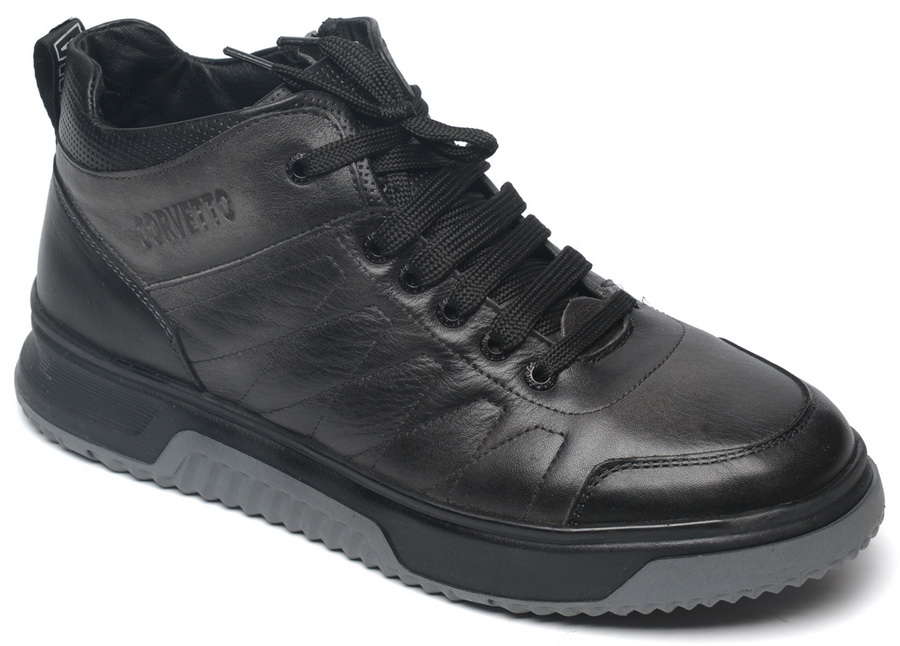 мужские кроссовки натуральная кожа / шерсть corvetto