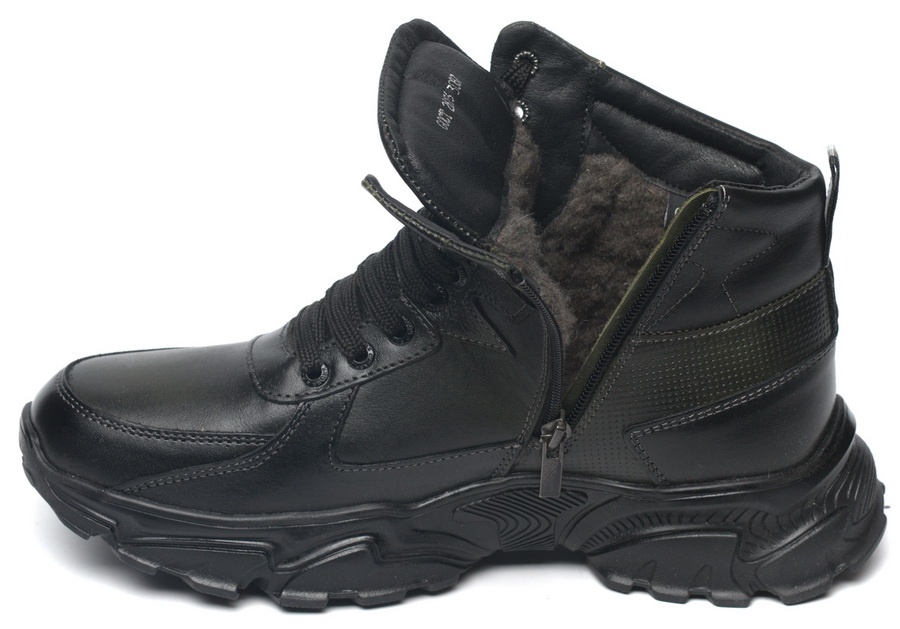 мужские кроссовки натуральная кожа / шерсть corvetto