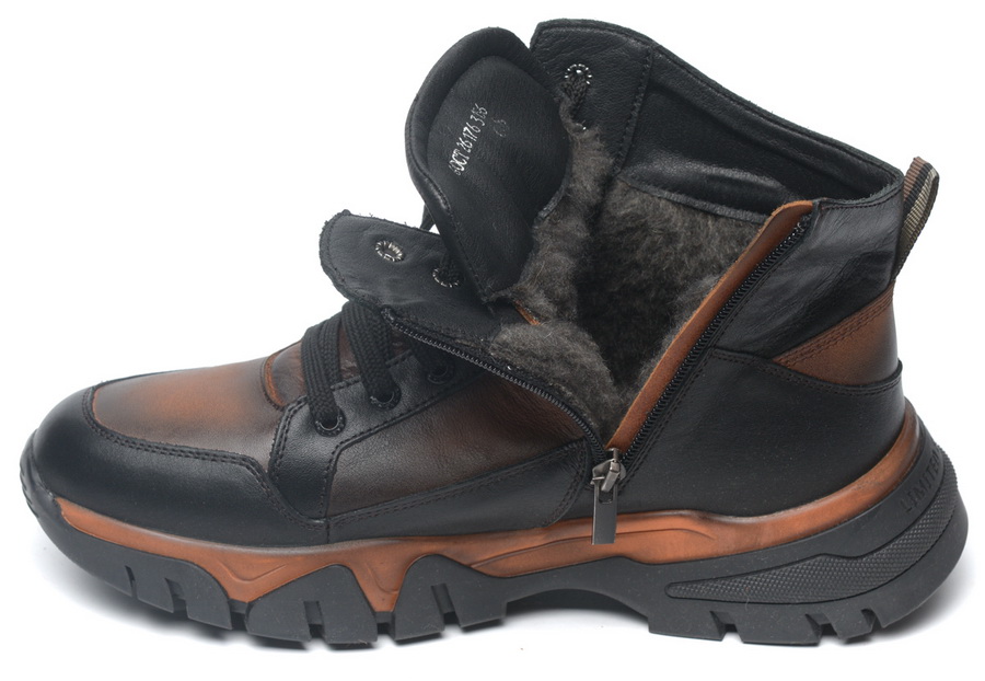 мужские кроссовки натуральная кожа / шерсть corvetto